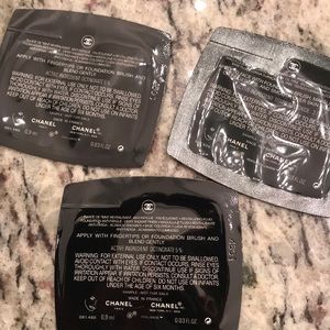 CHANEL Makeup - Chanel foundation samples CHANEL Makeup - Chanel foundation samples